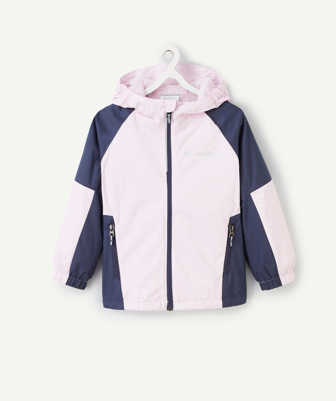 Veste de pluie dalby springs rose et grise - 1