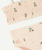 Maillot de bain 2 pièces écru imprimé pêches - 2