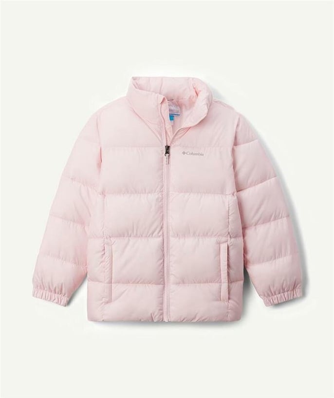 Doudoune col montant puffect fille rose - 1