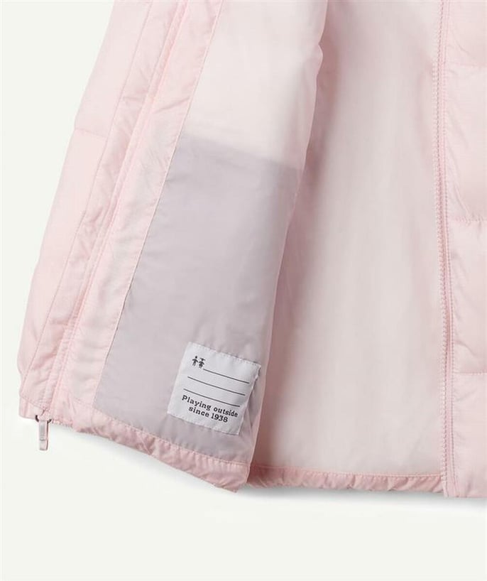 Doudoune col montant puffect fille rose - 2
