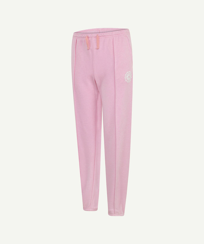 Jogging fille rose - 1