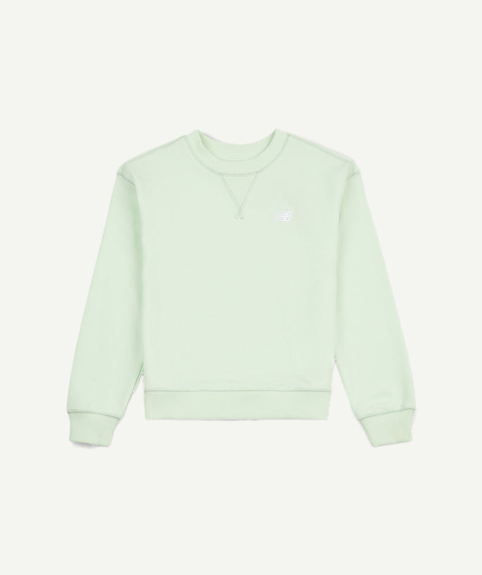 Sweat fille vert pastel - 1
