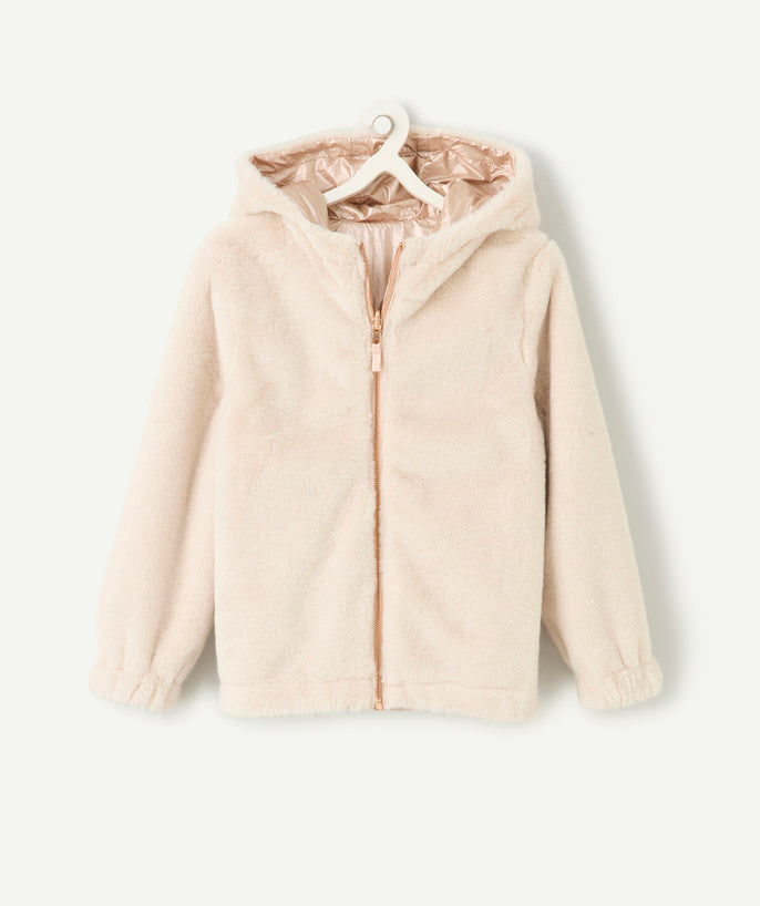 Veste fille réversible rose - 2