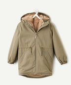 Manteau d'hiver fille kaki 3-en-1 et déperlante - 1