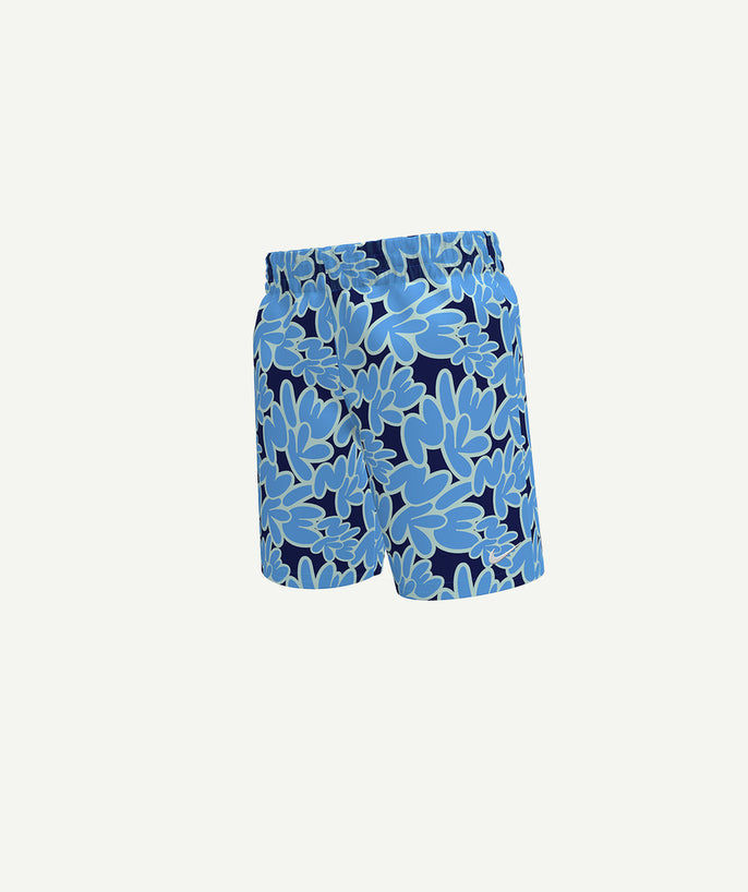 Short de bain garçon imprimé bleu nike - 1