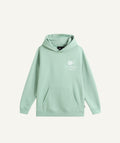 Sweat garçon à capuche vert imprimé - 1