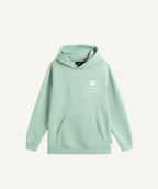 Sweat garçon à capuche vert imprimé - 1