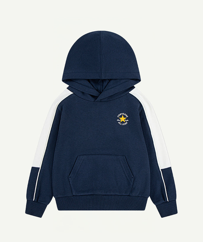 Sweat garçon oversize marine - 1