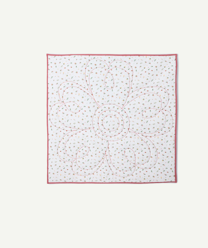 Tapis de parc bébé fille imprimée rose - 1