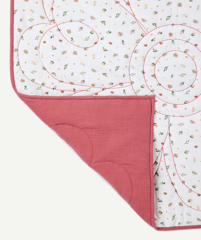 Tapis de parc bébé fille imprimée rose - 2