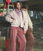 Veste fille bomber beige - 2