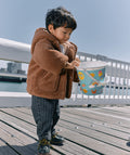 Blouson sherpa bébé garçon marron - 1