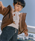 Blouson sherpa bébé garçon marron - 2