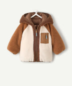 Blouson réversible bébé garçon marron sherpa - 2