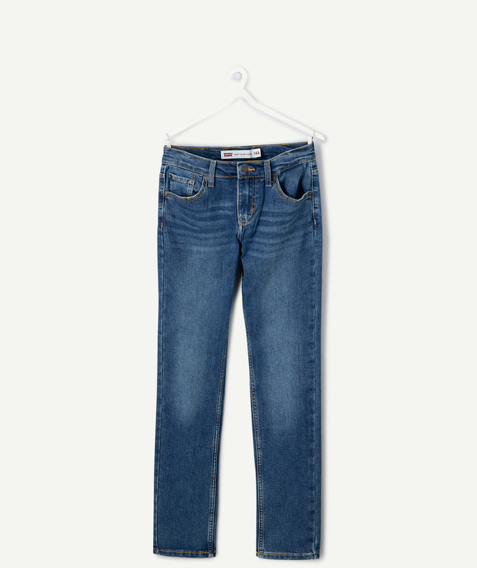 Jean garçon slim denim foncé - 1