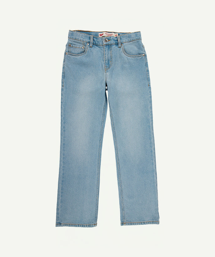 Jean garçon relaxed denim bleu - 1