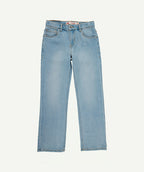 Jean garçon relaxed denim bleu - 1