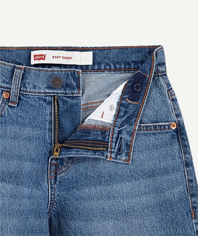 Jean garçon baggy bleu - 2