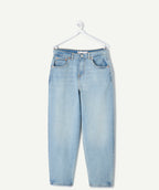 Jean fille baggy denim clair - 1