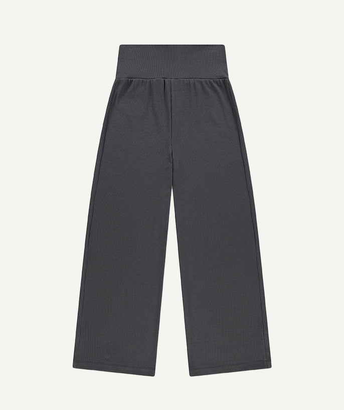 Pantalon ample fille noir - 2