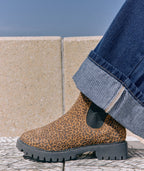 Bottes fille imprimé léopard - 1