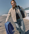 Veste fille légère beige - 1
