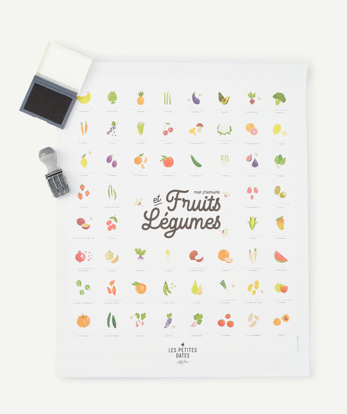 Affiche mes premiers fruits et légumes - 1