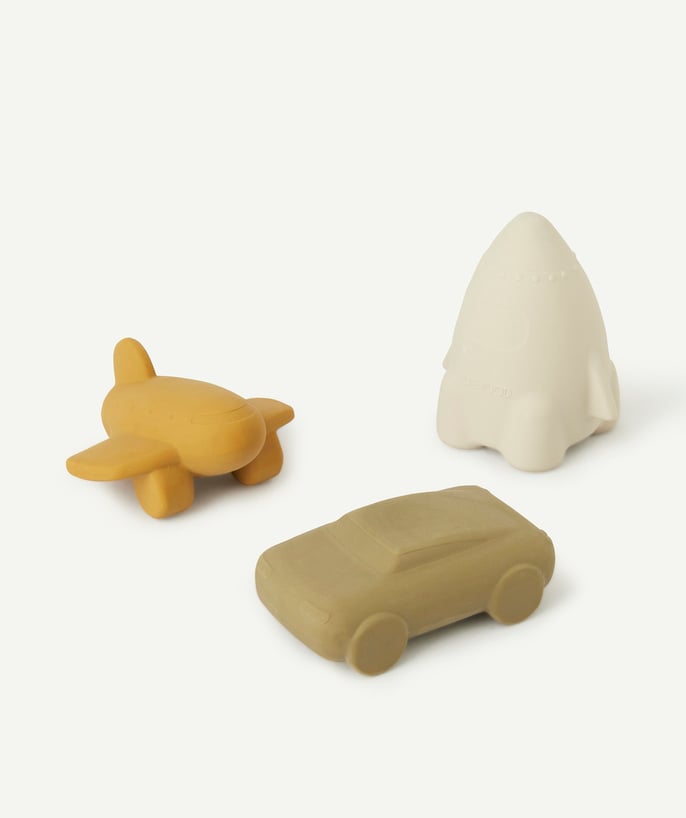 Lot de 3 jouets jacob rouge rose et orange - 1