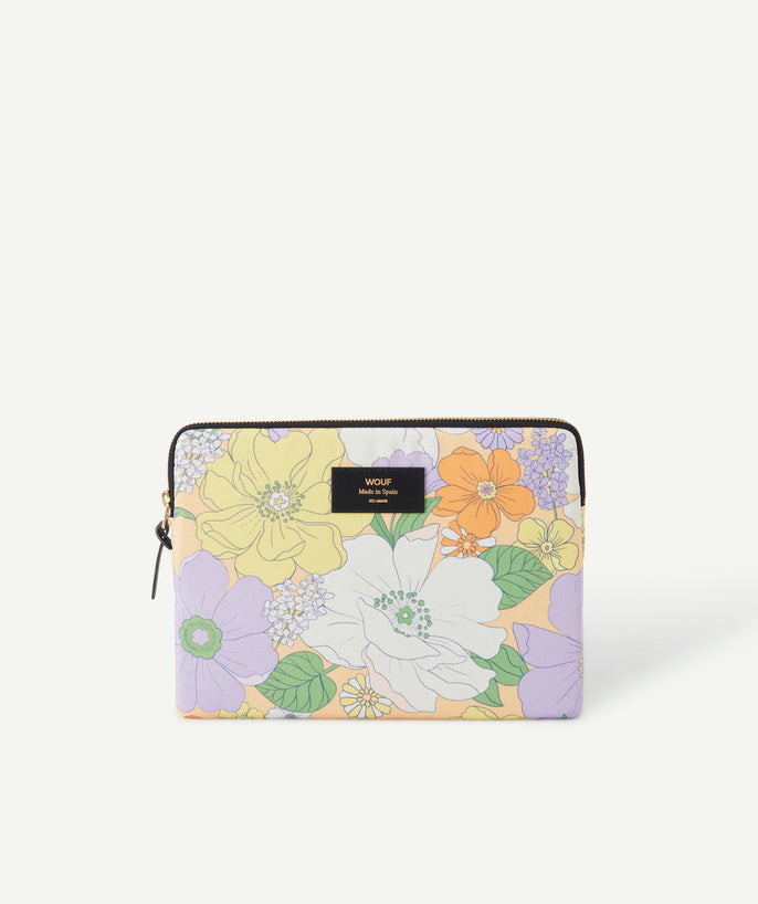 Housse de tablette imprimée floral colorée - 1