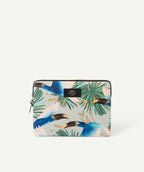 Housse pour tablette imprimée tropical oiseaux - 1