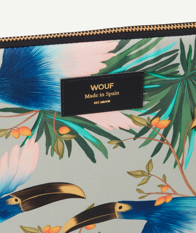 Housse pour tablette imprimée tropical oiseaux - 2