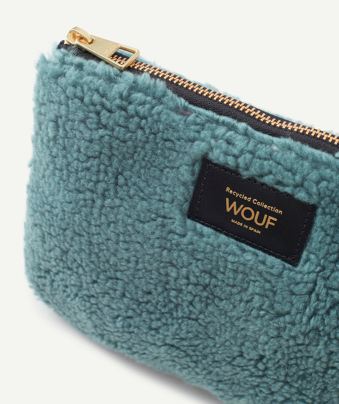 Petite trousse en fibres recyclées vert - 2