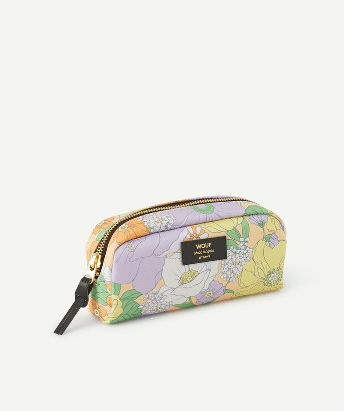 Trousse imprimée floral colorée 19 x 9 x 7,5 cm - 1